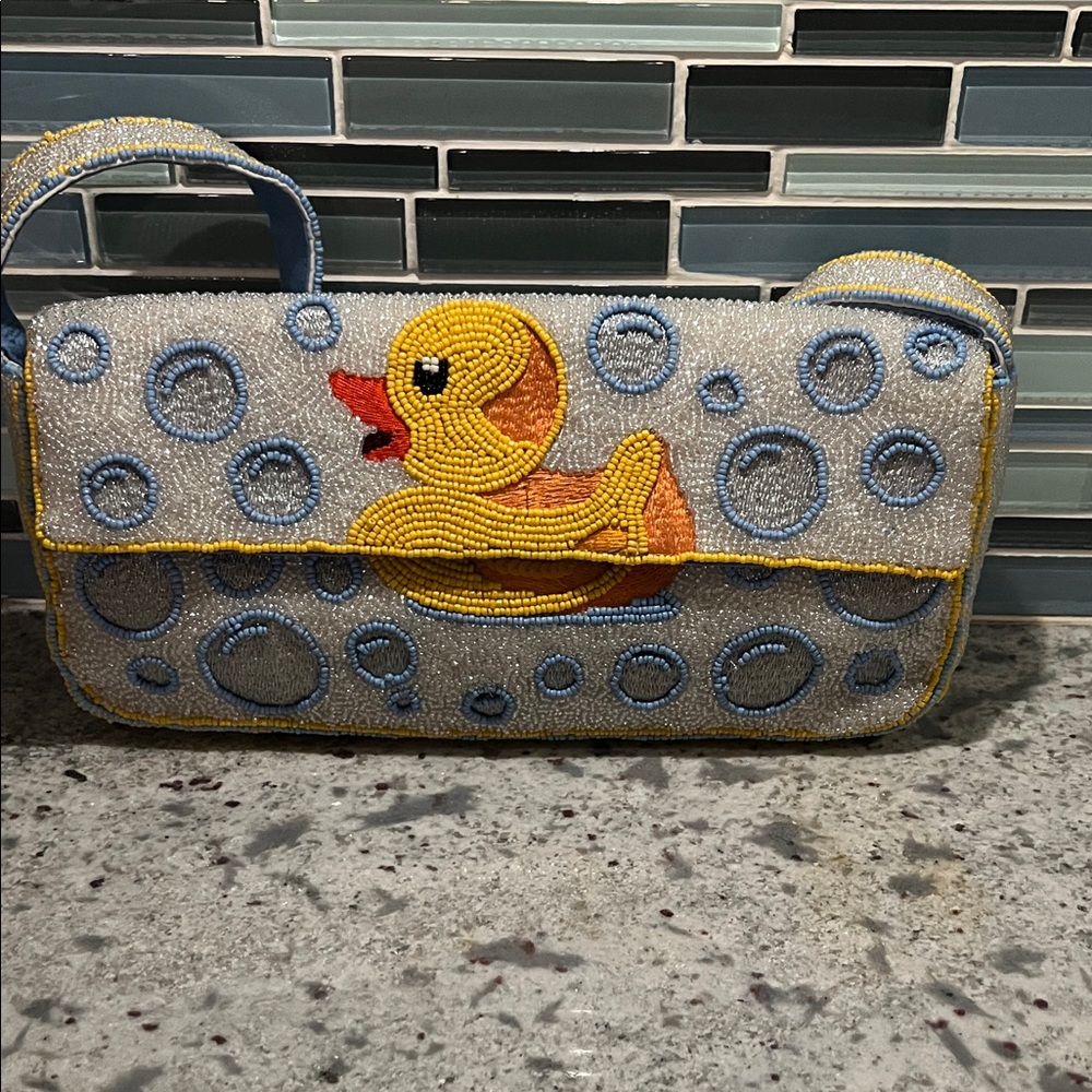Beaded Duck Design Handbag